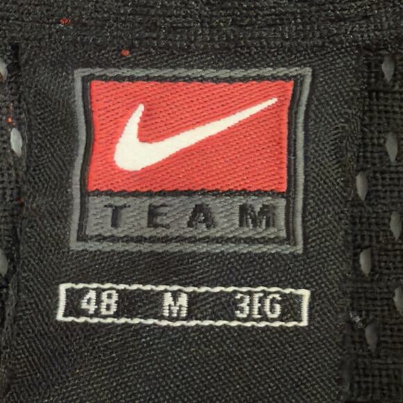 Michael Jordan Chicago Bulls Jersey #23 Black Pinstripe Nike Team Size Medium 48 - Picture 2 of 13